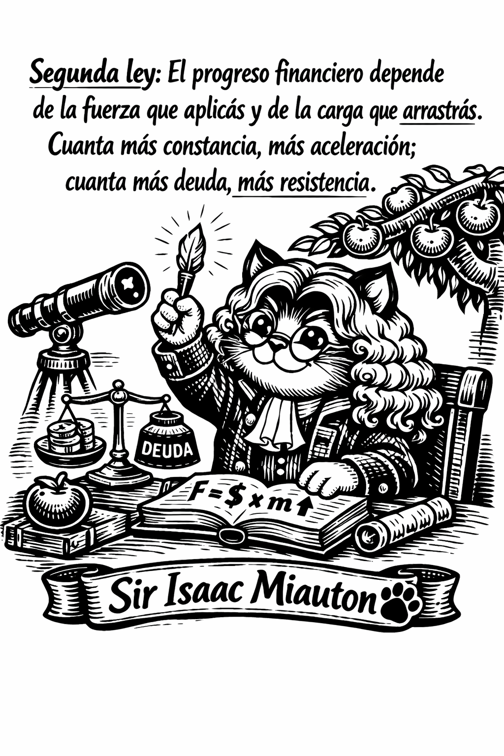 Sir Isaac Miauton — segunda ley financiera